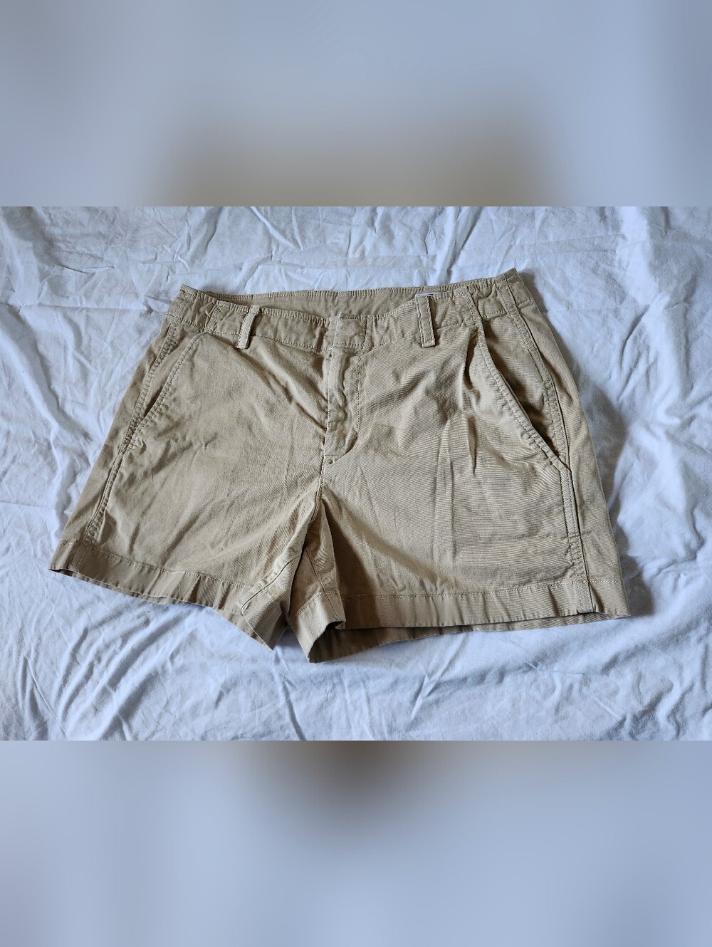 GAP Beige Cotton Bermuda Shorts
